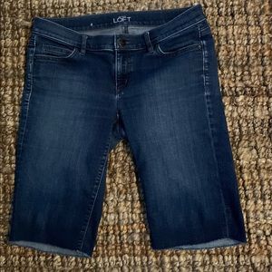 Ann Taylor Loft Jean Shorts